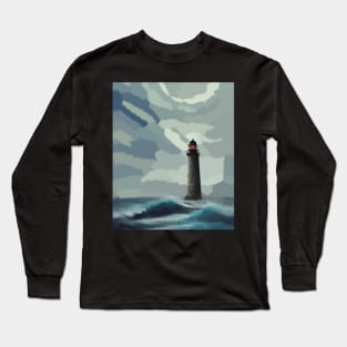 Cloudy Ocean Long Sleeve T-Shirt